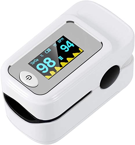 Meow Fingertip Oximeter, Health Detector, Health & Personal Care,Activity Tracker, Aerobic Exercise Measurer, Fitness and Activity Monitor, OLED Screen,Pulse Oximeters Saturator for family,Gray