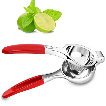 Gelindo Lemon Squeezer - Premium Hand Lime Juicer Press with Non-Slip Silicone Handles - Great With all Citrus Fruits, 100% Food Safe - Lightweight, Robust & Durable