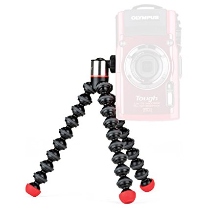 JOBY GorillaPod Magnetic 325. Magnetic Camera Tripod with Reinforced Ballhead. Supports Weight up to 325 grams. (Black/Charcoal)