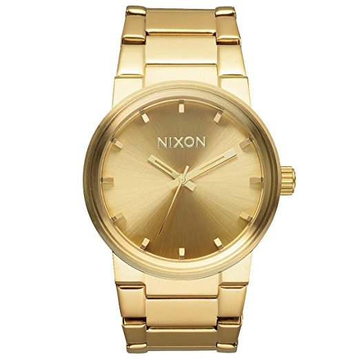 Nixon The Cannon A160502 Unisex Gold Plated Watch