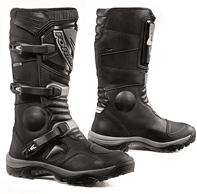 FORMA Adventure Off-Road Motorcycle Boots (Black, Size 8 US/Size 42 Euro)