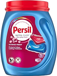 Persil Ultra Pacs Intense Fresh Everyday Clean Laundry Detergent, 42 count