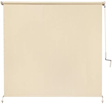 Coolaroo Exterior Roller Shade, 6 by 6-Feet, Sesame