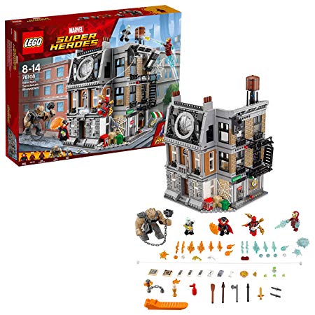 LEGO 76108 Marvel Avengers Sanctum Sanctorum Showdown Building Set, Super Heroes Battle Toy incl. Iron Man Dr. Strange Iron Spider-Man Minifigures