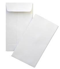 #7 Coin White Envelope for Small Parts, Cash, Jewelry Etc., 100 per Pack