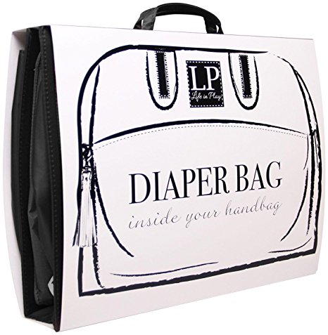 Life in Play Diaper Bag Alternative - The Jacquie, Black