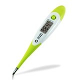 Clinical Digital Thermometer with Rapid Read Large LCD Display for Fever Temperature Measurement Oral Rectal Underarm Axillary Professional Thermometers and Reliable Readings Baby Adult and Children Best All-in-one glass Mercury Replacement
