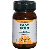 Country Life Easy Iron 25 mg 90-Count