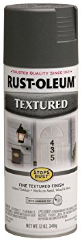 Rust-Oleum 7221830 Textured Spray, Dark Pewter,12-Ounce