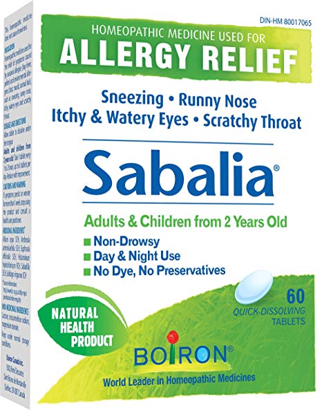 Boiron Sabalia, 60 Tablets, Homeopathic Medicine for Allergies