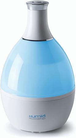 Tribest - Humio Humidifier - Soothing, Relaxing Ambience, Easy to Use - Add Favourite Oils - White - 1 Year UK Warranty