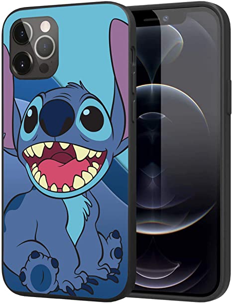 iPhone 12 Case iPhone 12 Pro Case, Case Plastic Soft Case Cover Case (lilo-Stitch-2)