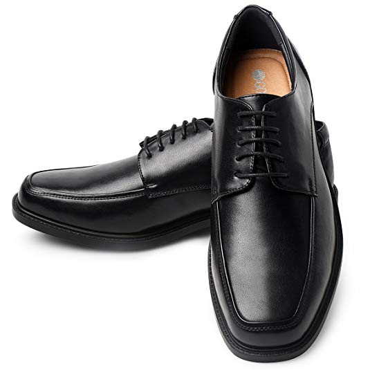 Men's Formal Dress Shoes Square Toe Oxfords