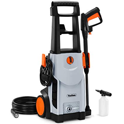 VonHaus 2000W Pressure Washer – Outdoor Home/Patio & Car Cleaner – 100bar Working Pressure, 150bar Max Pressure, 6 litres/min Flow