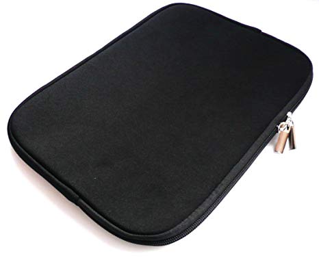 Emartbuy® HP Pavilion x2 Detachable Laptop 10.1 Inch Black Water Resistant Neoprene Soft Zip Case Cover Sleeve ( 10-11 Inch eReader / Tablet / Netbook )