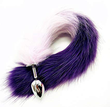 Bestimulus Wild Silicone Fox's Tail's Anal Plug,Butt Anal Sex Toys,Stainless Steel Fox's Tail's Anal Butt Plugs Personal Massager for Sex Games (Medium)