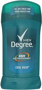 Degree Men Dry Protection Antiperspirant & Deodorant, Cool Rush 2.7 Oz, (Pack Of 6)