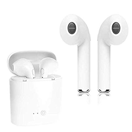 Wireless Bluetooth Earbuds Headphones with Stereo Surround Sound Mic for Running & Fitness Bluetooth 4.2 Technology Compatible with iPhone and Samsung and Other Smart Phones …