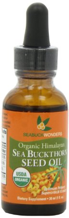 Sea Buckthorn Seed Oil -100 Certified Organic 1-Ounce