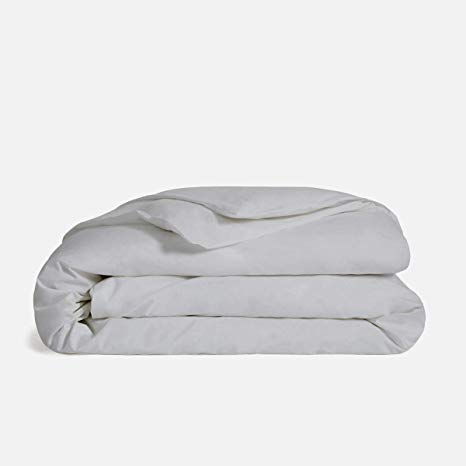 Mayfair Linen 800 Thread Count Silver King Duvet Cover Set, 100% Long Staple Egyptian Cotton Quilt Cover King/Cal King Size, Silky Soft, Breathable with Hidden Zipper Closure.