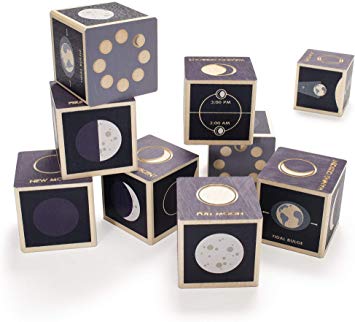 Uncle Goose Moon Phase Blocks - Made in The USA