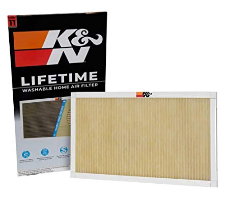 K&N Home Reusable Air AC Furnace Filter, 18x30x1