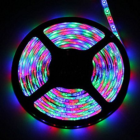 iNextStation 2*5M 3528 SMD RGB 3 Colors Flexible Waterproof 10M 600 LED Strip Light Full Kit with 24Key IR Remote Control