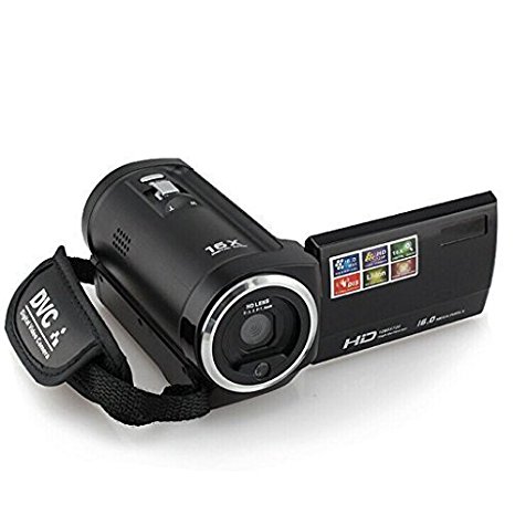 KINGEAR PL009 720P 16MP Digital Video Camcorder Camera DV DVR 2.7inch TFT LCD with 16x Zoom