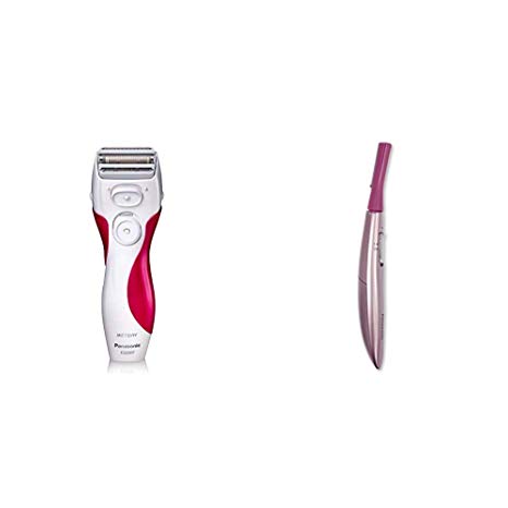 Panasonic Electric Shaver for Women and Facial Hair Trimmer for Women ES2113PC