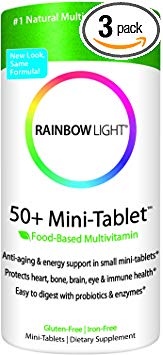 Rainbow Light 50  MiniTab Age-Defense Formula, 90 Mini-Tabs, (Pack of 3)