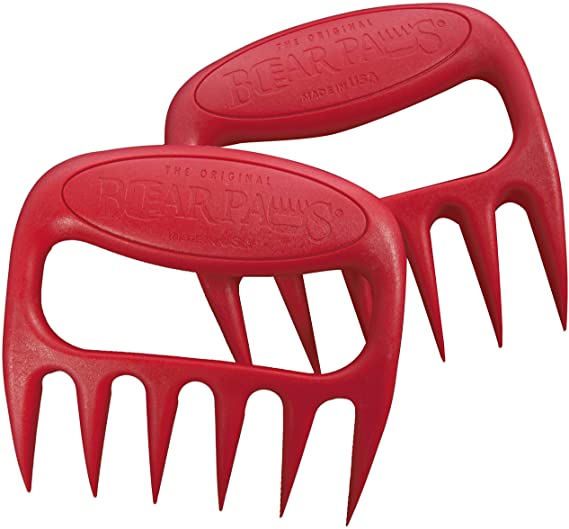 The Original Bear Paws Shredder Claws - Easily Lift, Handle, Shred, and Cut Meats - Essential for BBQ Pros - Ultra-Sharp (Renewed)