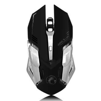 VersionTech Ergonomic Gaming Mouse Programmable Optical USB Mouse Mice With Multi-Color LED lights Customizable DPI for Laptop Mac Computer PC Gamer
