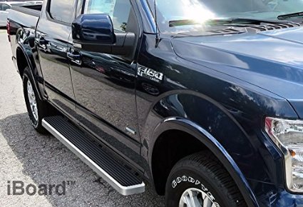 5" iBoard Running Boards 15-16 Ford F-150 SuperCrew Cab