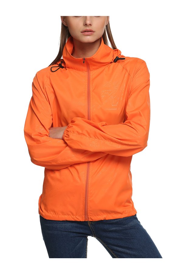 Zeagoo Lightweight Waterproof Active Outdoor Hoodie Coat Cycling Running Sport Jacket