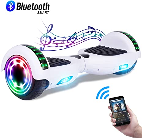 CBD Bluetooth Hoverboard for Kids, 6.5 Inch Two Wheel Hoverboard, Self Balancing Hoverboard with Bluetooth and LED Lights, UL2272 Certified