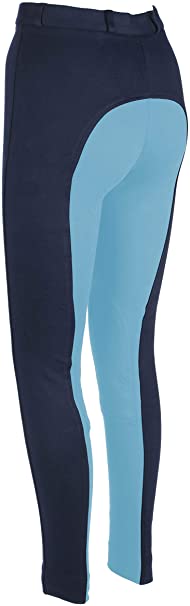 Avon Children Kids Child Horse Riding Jodhpurs Jodphurs Two Tone Navy Baby Blue