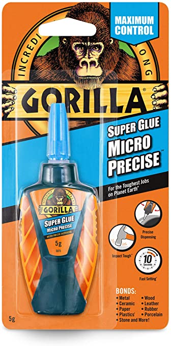 Gorilla Super Glue Micro Precise Clear 5g