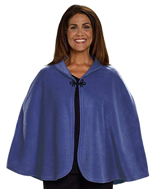 Womens Warm Bed Jacket Cape Or Bed Shawl