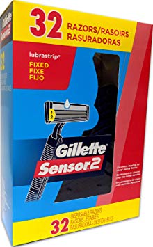 Gillette Sensor2 Fixed Razors 32 Count