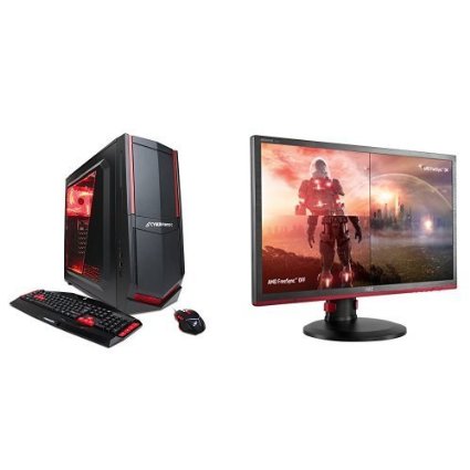 CyberpowerPC Gamer Ultra GUA3100A Gaming Desktop and AOC G2460PF 24" Free Sync Gaming Monitor Bundle