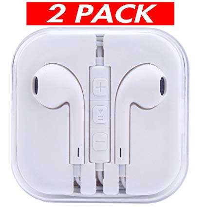 Earbuds, ONCOO In-Ear Headphones with Microphone Generic Earphones Noise Cancelling Headsets Compatible for iPhone 6s 6 5s 5 4s 4 iPad iPod 1 2 3 7 8