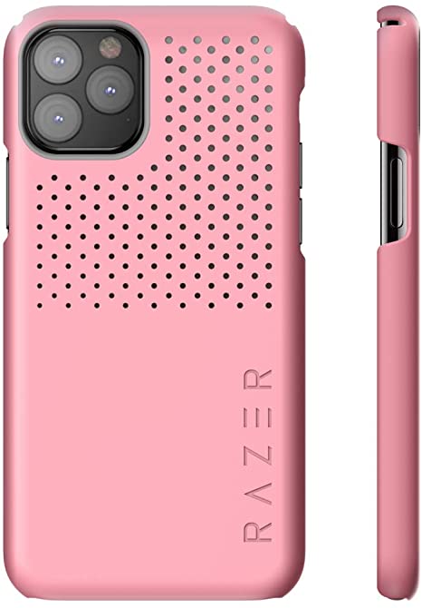 Razer Arctech Slim for iPhone 11 Pro Case: Thermaphene & Venting Performance Cooling - Wireless Charging Compatible - Quartz Pink