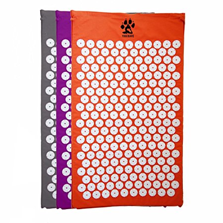 Yogi-Bare® Acupressure mat / Bed of Nails for Massage / Wellness / Relaxation and tension release