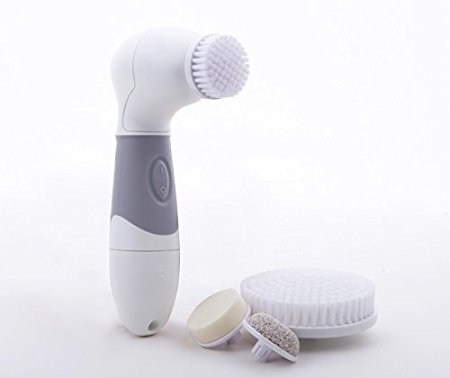 BriteLeafs Face and Body Ultra Clean Brush 4-in-1 SPA Cleansing System, Waterproof and Cordless