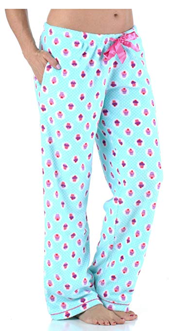 PajamaMania Women's Sleepwear Fleece Pajamas PJ Pants