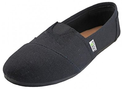 EasySteps Women's Canvas Slip-On Shoes with Padded Insole