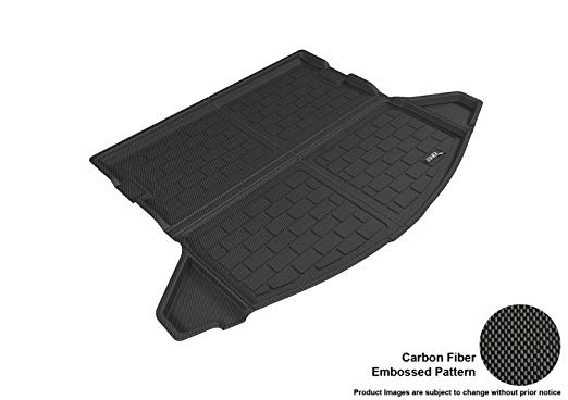 3D MAXpider Cargo Custom Fit All-Weather Floor Mat for Select Mazda CX-5 Models - Kagu Rubber (Black)