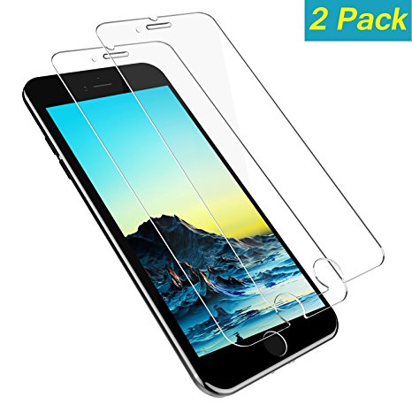 iPhone 8 Plus Tempered Glass, Okela Premium iPhone 8 Plus Screen Protector, 9H Hardness & Anti-Fingerprint for 5.5-inch iPhone 8 Plus / 7 Plus(2 Pack)