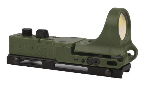 C-MORE Systems Railway Red Dot Sight with Click Switch