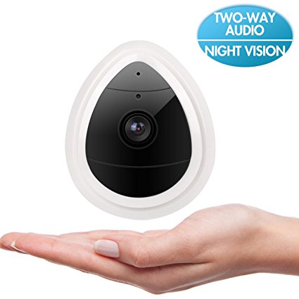 Wireless IP Camera, 1280x720p Home Security Surveillance Camera with Motion Detection and Two Way Audio for Baby /Elder/ Pet/Nanny Monitor, Nanny Cam-White